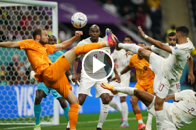 ไฮไลท์ฟุตบอลโลก 2022 เนเธอร์แลนด์ 2-0 กาตาร์ 29/11/2022