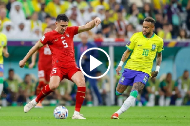 ไฮไลท์ ฟุตบอลโลก 2022 บราซิล 2-0 เซอร์เบีย 24/11/2022