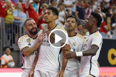 ไฮไลท์ฟุตบอล กระชับมิตรสโมสร เรอัล มาดริด 2-0 แมนฯ ยูไนเต็ด 27/07/2023