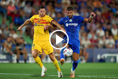 ไฮไลท์ฟุตบอล ลาลีกา สเปน เกตาเฟ่ 0-0 บาร์เซโลน่า 13/08/2023