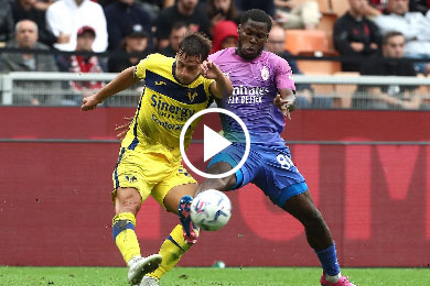 ไฮไลท์ฟุตบอล กัลโช่ เซเรียอา อิตาลี เอซี มิลาน 1-0 เวโรน่า 23/09/2023