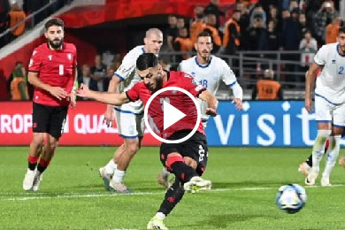 ไฮไลท์ฟุตบอล ยูโร รอบคัดเลือก จอร์เจีย 4-0 ไซปรัส 15/10/2023