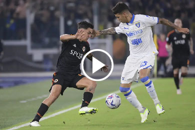 ไฮไลท์ฟุตบอล กัลโช่ เซเรียอา อิตาลี เอเอส โรม่า 2-0 โฟรซิโนเน่ 01/10/2023