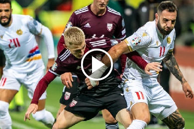 ไฮไลท์ฟุตบอล ยูโร รอบคัดเลือก ลัตเวีย 2-0 อาร์เมเนีย 12/10/2023