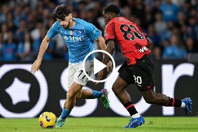 ไฮไลท์ฟุตบอล กัลโช่ เซเรียอา อิตาลี นาโปลี 2-2 เอซี มิลาน 29/10/2023