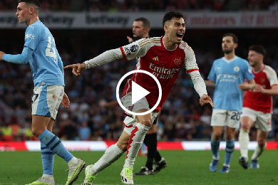 ไฮไลท์ฟุตบอล พรีเมียร์ลีก อาร์เซน่อล 1-0 แมนฯ ซิตี้ 08/10/2023