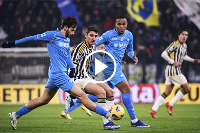 ไฮไลท์ฟุตบอล กัลโช่ เซเรียอา ยูเวนตุส 1-0 นาโปลี 08/12/2023