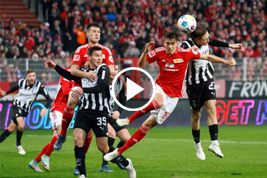 ไฮไลท์ฟุตบอล บุนเดสลีกา ยูเนี่ยน เบอร์ลิน 3-1 มึนเช่นกลัดบัค 09/12/2023
