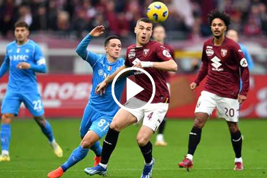 ไฮไลท์ฟุตบอล กัลโช่ เซเรียอา โตริโน่ 3-0 นาโปลี 07/01/2024