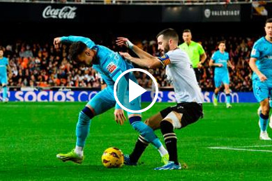 ไฮไลท์ฟุตบอล ลาลีกา บาเลนเซีย 1-0 แอธเลติก บิลเบา 20/01/2024