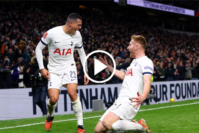 ไฮไลท์ฟุตบอล เอฟเอ คัพ สเปอร์ส 1-0 เบิร์นลี่ย์ 05/01/2024