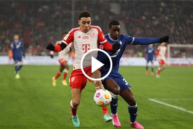 ไฮไลท์ฟุตบอล บุนเดสลีกา บาเยิร์น มิวนิค 3-0 ฮอฟเฟ่นไฮม์ 12/01/2024