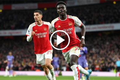 ไฮไลท์ฟุตบอล พรีเมียร์ลีก อาร์เซน่อล 3-1 ลิเวอร์พูล 04/02/2024