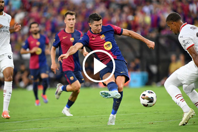 ไฮไลท์ฟุตบอล กระชับมิตรสโมสร บาร์เซโลน่า (3)2-2(4) เอซี มิลาน 06/08/2024