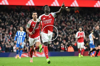 ไฮไลท์ฟุตบอล คาราบาว คัพ อาร์เซน่อล 2-0 ไบรท์ตัน 29/10/2025