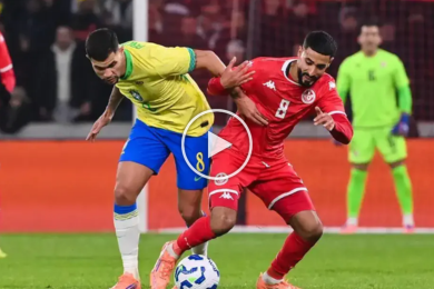 ไฮไลท์ฟุตบอล กระชับมิตรทีมชาติ บราซิล 1-1 ตูนิเซีย 19/11/2025