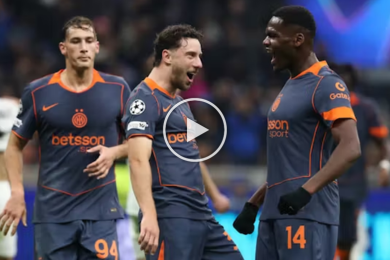 ไฮไลท์ฟุตบอล ยูฟ่า แชมเปี้ยนส์ลีก อินเตอร์ มิลาน 2-1 ไครัต อัลมาตี้ 05/11/2025