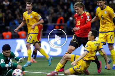 ไฮไลท์ฟุตบอลโลก โซนยุโรป คาซัคสถาน 1-1 เบลเยี่ยม 15/11/2025