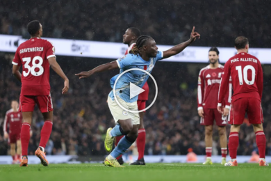 ไฮไลท์ฟุตบอล พรีเมียร์ลีก แมนฯ ซิตี้ 3-0 ลิเวอร์พูล 09/11/2025