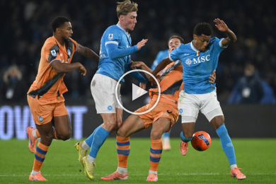 ไฮไลท์ฟุตบอล กัลโช่ เซเรียอา นาโปลี 3-1 อตาลันต้า 22/11/2025