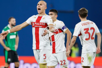 ไฮไลท์ฟุตบอล กัลโช่ เซเรียอา ซาสซูโอโล่ 1-2 เจนัว 03/11/2025