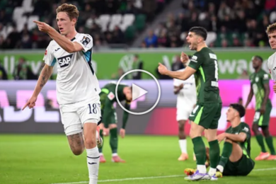 ไฮไลท์ฟุตบอล บุนเดสลีกา โวล์ฟสบวร์ก 2-3 ฮอฟเฟ่นไฮม์ 02/11/2025