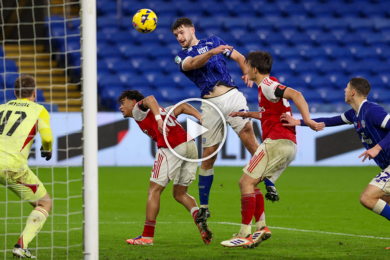 ไฮไลท์ฟุตบอล จอห์นสโตนส์ เพนท์โทรฟี่ อังกฤษ คาร์ดิฟฟ์ซิตี้ 3-1 อาร์เซน่อล(U21) 11/11/2025