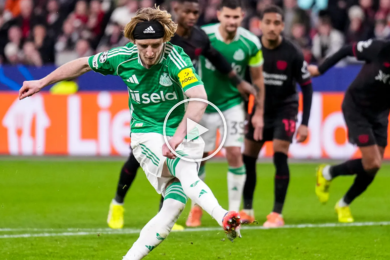 ไฮไลท์ฟุตบอล ยูฟ่า แชมเปี้ยนส์ลีก เลเวอร์คูเซ่น 2-2 นิวคาสเซิ่ล 11/12/2025