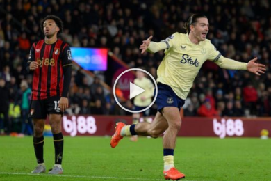 ไฮไลท์ฟุตบอล พรีเมียร์ลีก บอร์นมัธ 0-1 เอฟเวอร์ตัน 02/12/2025