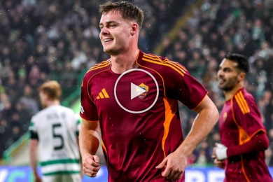 ไฮไลท์ฟุตบอล ยูฟ่า ยูโรป้า ลีก เซลติก 0-3 เอเอส โรม่า 12/12/2025