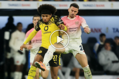 ไฮไลท์ฟุตบอล เดเอฟเบ โพคาล ดอร์ทมุนด์ 0-1 เลเวอร์คูเซ่น 02/12/2025