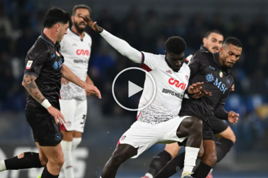 ไฮไลท์ฟุตบอล โคปา อิตาเลีย คัพ นาโปลี (9)1-1(8) กาญารี่ 03/12/2025