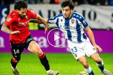 ไฮไลท์ฟุตบอล ลาลีกา โอซาซูน่า 2-0 เลบานเต้ 08/12/2025