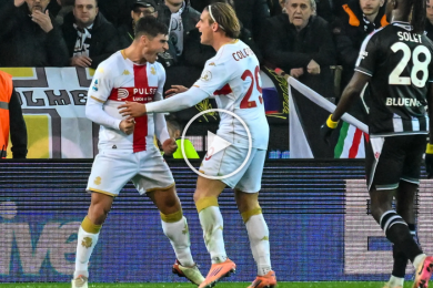 ไฮไลท์ฟุตบอล กัลโช่ เซเรียอา อูดิเนเซ่ 1-2 เจนัว 08/12/2025