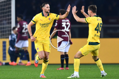 ไฮไลท์ฟุตบอล กัลโช่ เซเรียอา โตริโน่ 2-3 เอซี มิลาน 08/12/2025