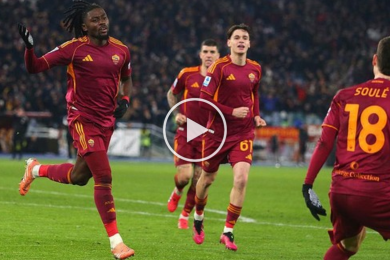 ไฮไลท์ฟุตบอล กัลโช่ เซเรียอา เอเอส โรม่า 2-0 ซาสซูโอโล่ 11/01/2026