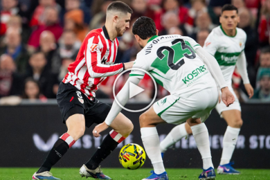 ไฮไลท์ฟุตบอล ลาลีกา แอธเลติก บิลเบา 2-1 เอลเช่ 20/02/2026