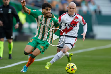 ไฮไลท์ฟุตบอล ลาลีกา เรอัล เบติส 1-1 ราโย่ บาเยกาโน่ 21/02/2026