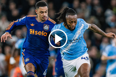 ไฮไลท์ฟุตบอล พรีเมียร์ลีก แมนฯ ซิตี้ 2-1 นิวคาสเซิ่ล 21/02/2026