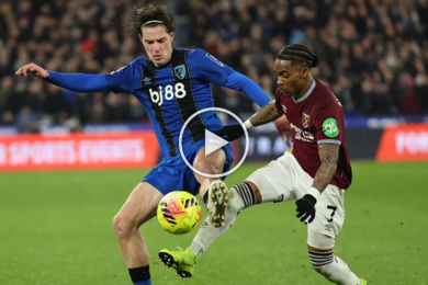 ไฮไลท์ฟุตบอล พรีเมียร์ลีก เวสต์แฮม ยูไนเต็ด 0-0 บอร์นมัธ 21/02/2026