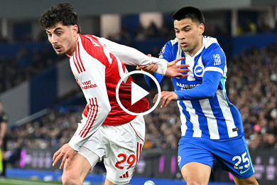 ไฮไลท์ฟุตบอล พรีเมียร์ลีก ไบรท์ตัน 0-1 อาร์เซน่อล 04/03/2026