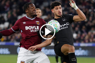 ไฮไลท์ฟุตบอล พรีเมียร์ลีก เวสต์แฮม ยูไนเต็ด 1-1 แมนฯ ซิตี้ 14/03/2026