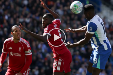 ไฮไลท์ฟุตบอล พรีเมียร์ลีก ไบรท์ตัน 2-1 ลิเวอร์พูล 21/03/2026