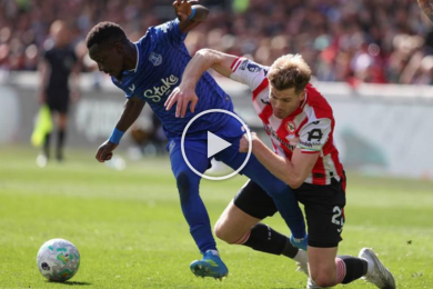 ไฮไลท์ฟุตบอล พรีเมียร์ลีก เบรนท์ฟอร์ด 2-2 เอฟเวอร์ตัน 11/04/2026