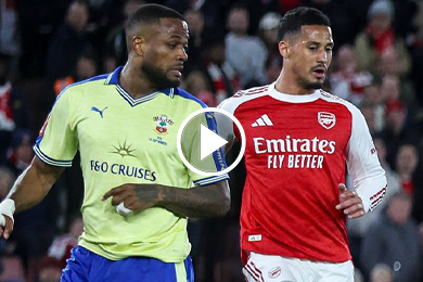 ไฮไลท์ฟุตบอล เอฟเอ คัพ เซาแธมป์ตัน 2-1 อาร์เซน่อล 04/04/2026